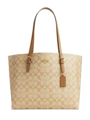 COACH Mollie Tote bag in signature , size 38*27