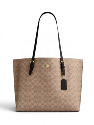 COACH Mollie Tote bag in signature , size 38*27