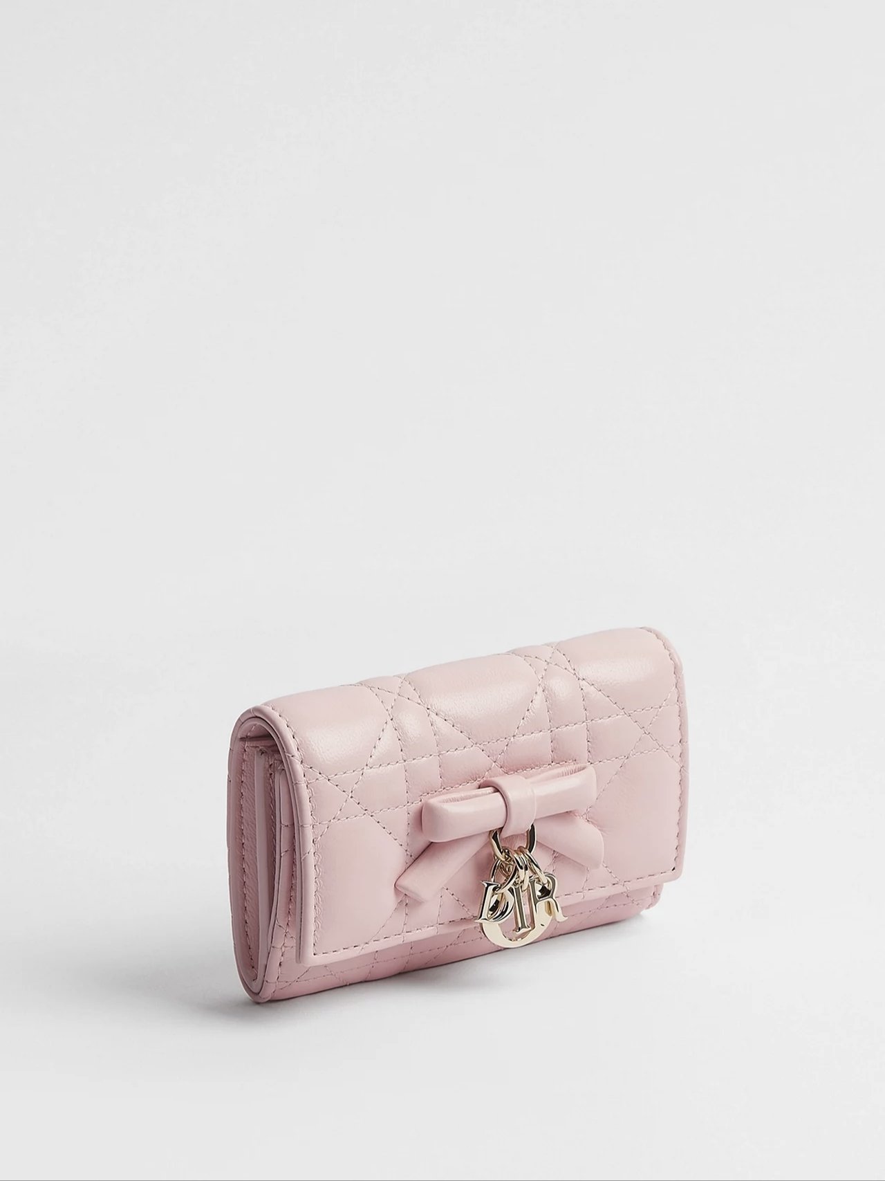 ⁦Christian Dior Lady Dior Glycine Wallet Cannage , size 11*8⁩ - الصورة ⁦7⁩
