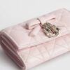 Christian Dior Lady Dior Glycine Wallet Cannage , size 11*8 - Thumbnail Image 9