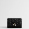 Christian Dior Lady Dior Glycine Wallet Cannage , size 11*8 - Thumbnail Image 5