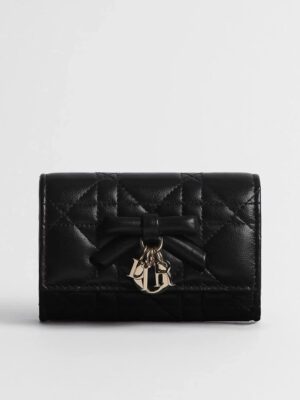 Christian Dior Lady Dior Glycine Wallet Cannage , size 11*8