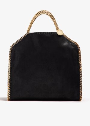 Stella McCartne Black Falabella Fold Over Tote Bag size 38*35