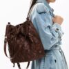 Desigual Medium braided drawstring backpack , size 35*32 - Thumbnail Image 5